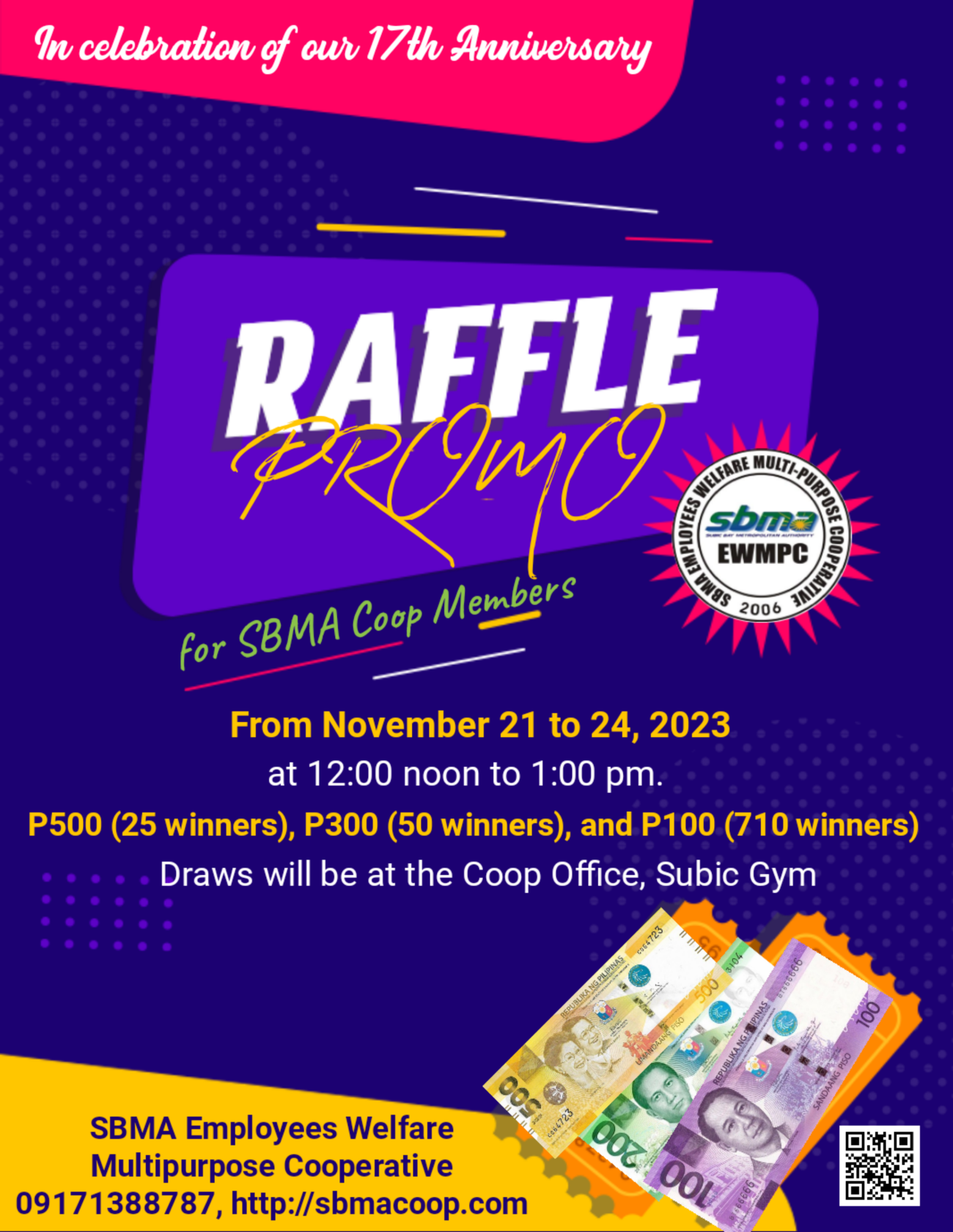RAFFLE PROMO FOR COOP MEMBERS